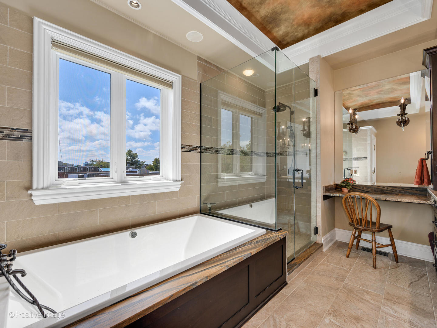 2019 North Mohawk Street, Unit 3 Chicago, IL 60614 - Photo 17 of 27 a room with a large window and a table