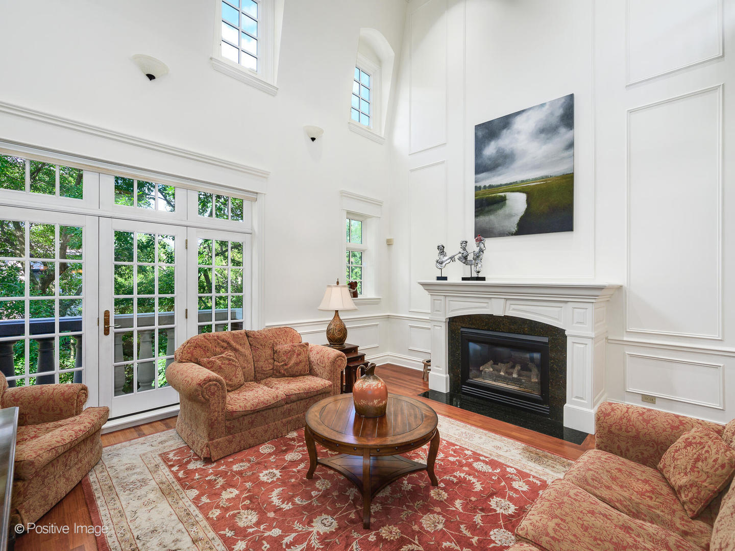 2019 North Mohawk Street, Unit 3 Chicago, IL 60614 - Photo 2 of 27 a living room with furniture a window and a fireplace
