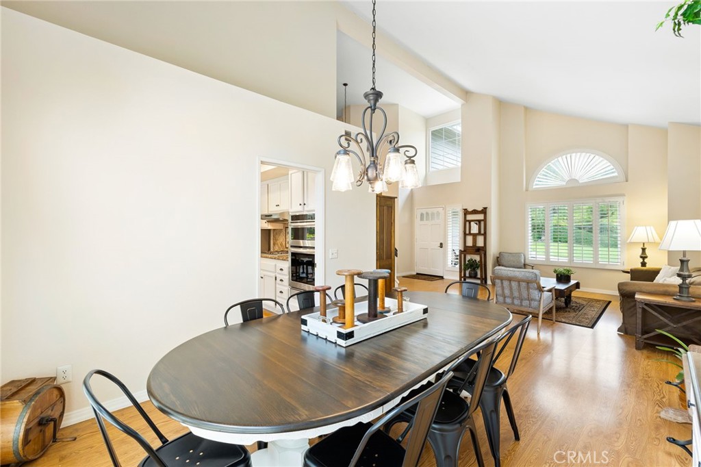 855 Ave Bernardo San Dimas, CA 91773 - Photo 15 of 65 a view of a dining room with furniture window and outside view