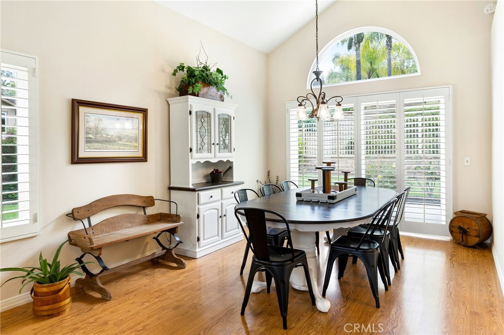 855 Ave Bernardo San Dimas, CA 91773 - Photo 16 of 65 a view of a dining room with furniture window and wooden floor