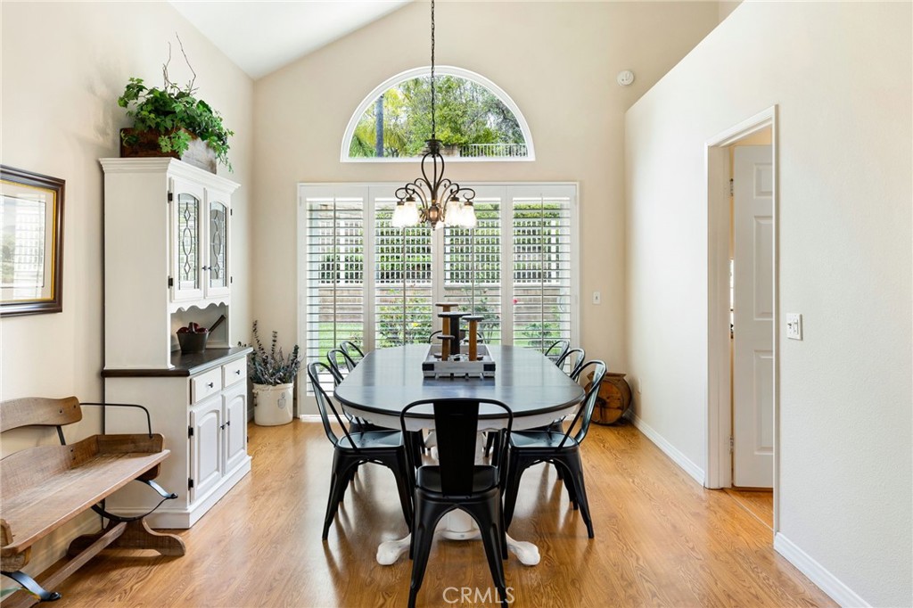 855 Ave Bernardo San Dimas, CA 91773 - Photo 17 of 65 a view of a dining room with furniture window and outside view