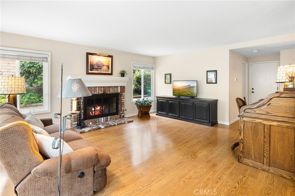 855 Ave Bernardo San Dimas, CA 91773 - Photo 26 of 65 a living room with furniture and a fireplace