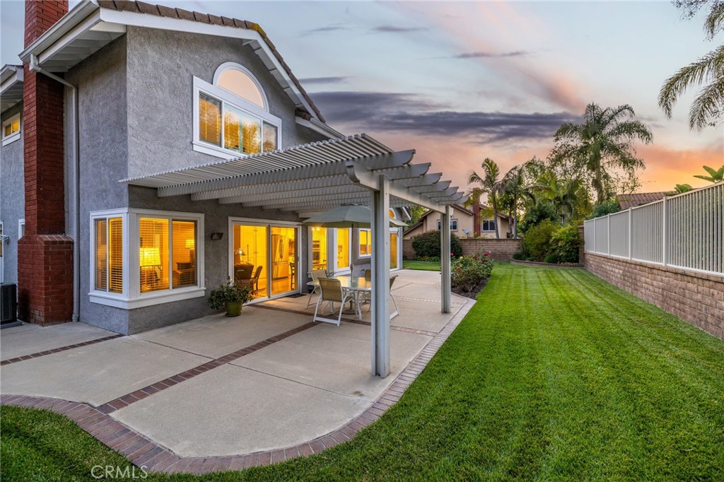 855 Ave Bernardo San Dimas, CA 91773 - Photo 49 of 65 a view of a house with a backyard porch and sitting area