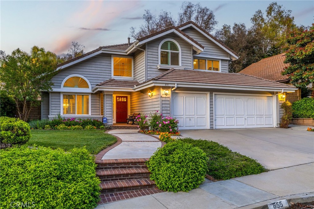 855 Ave Bernardo San Dimas, CA 91773 - Photo 61 of 65 a front view of a house with garden