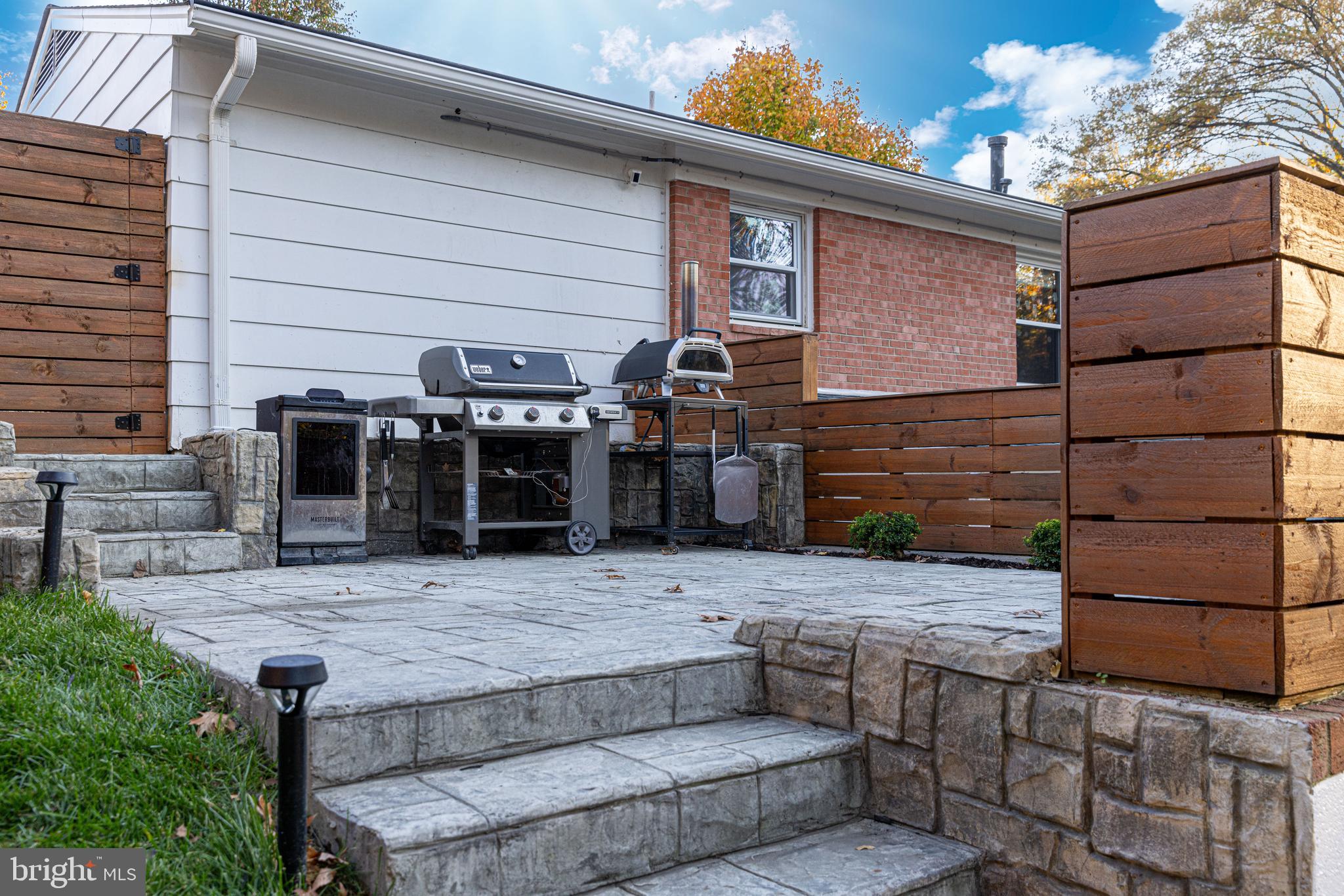 6404 Rivington Road Springfield, VA 22152 - Photo 43 of 49 Upper patio=perfect for barbequing & entertaining