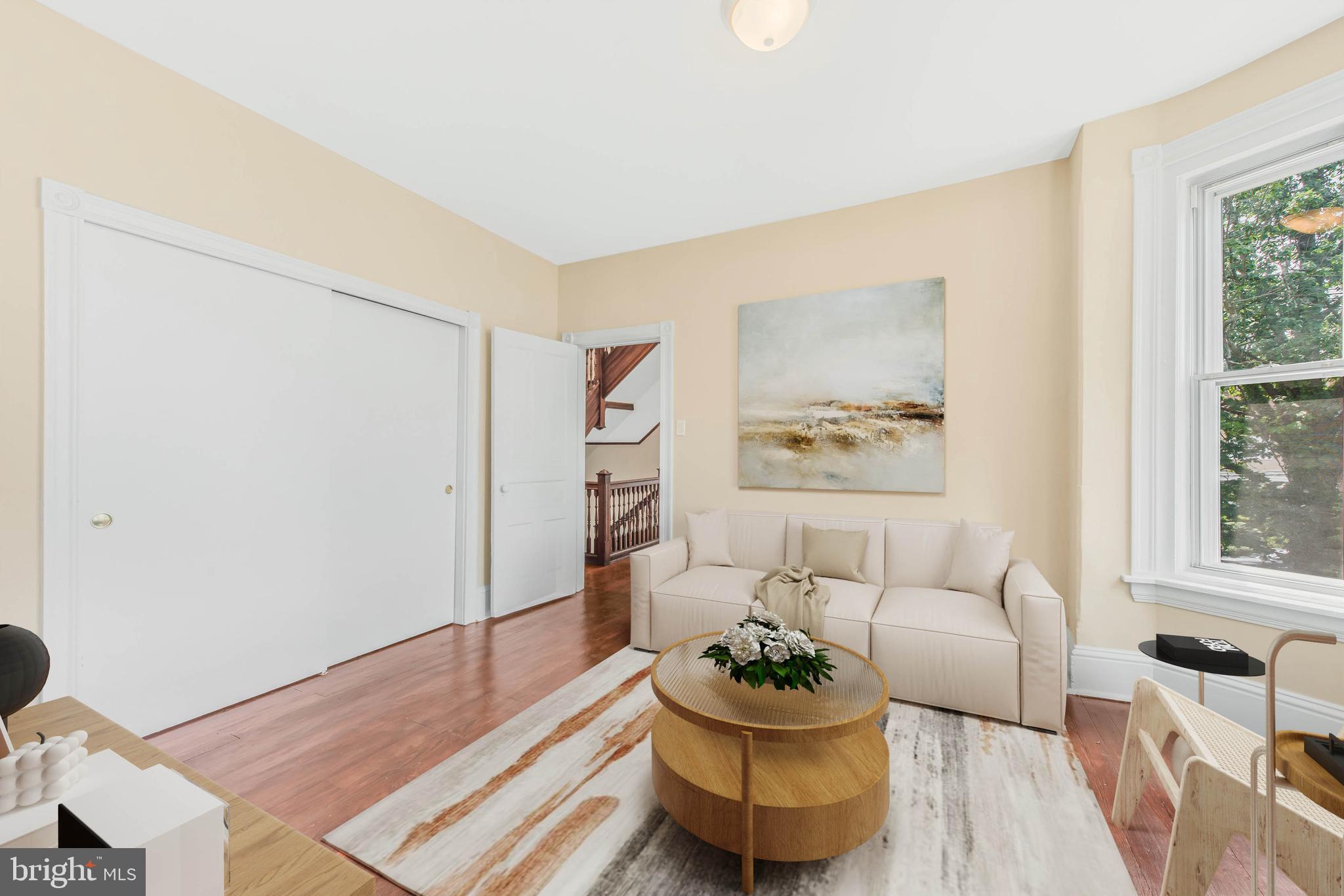 14 Simpson Road Ardmore, PA 19003 - Photo 38 of 58 a living room with furniture and a window