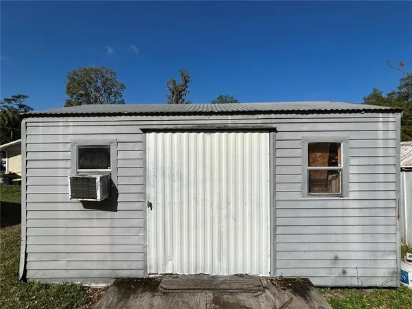 a view of a house with a balcony