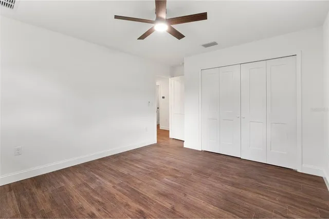 wooden floor in an empty room
