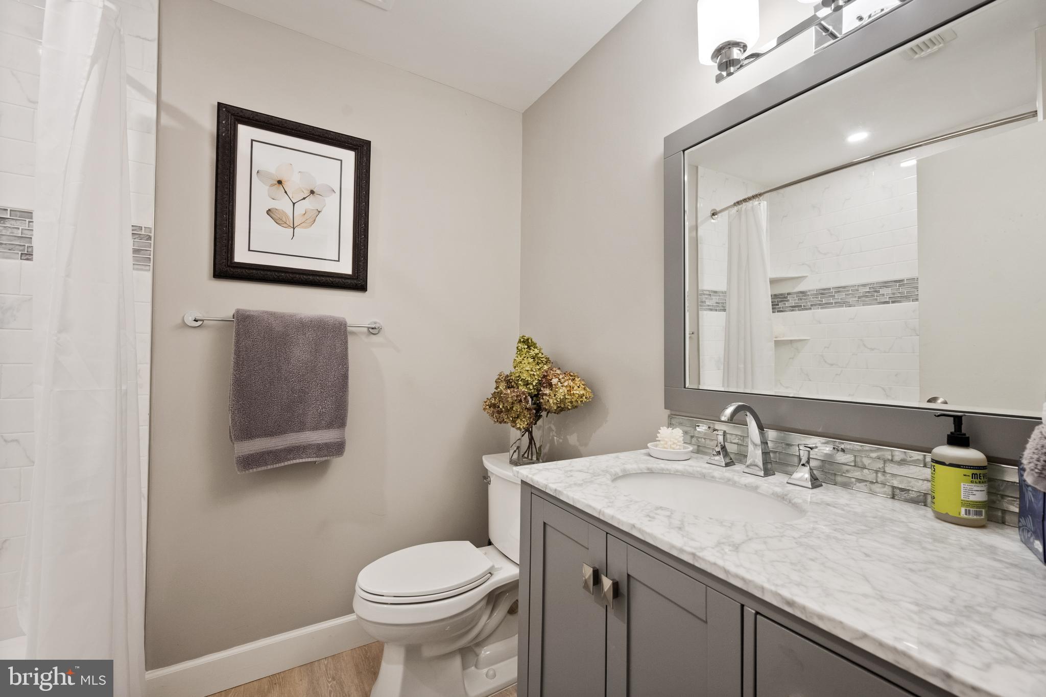 1408 Northgate Square, Unit 22B Reston, VA 20190 - Photo 18 of 23 Updated Hall Bathroom