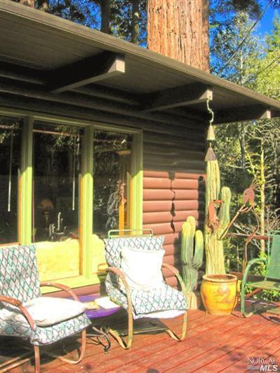 18325 Old Monte Rio Road Guerneville, CA 95446 - Photo 7 of 11 Morning sun hits the front deck.