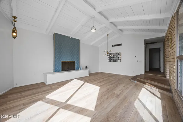 a view of livingroom with hardwood