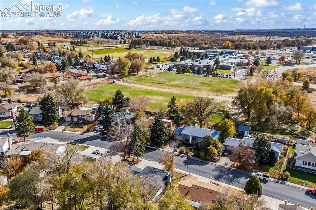 526 Griffith Way Colorado Springs, CO 80911 - Photo 42 of 46 an aerial view of a city