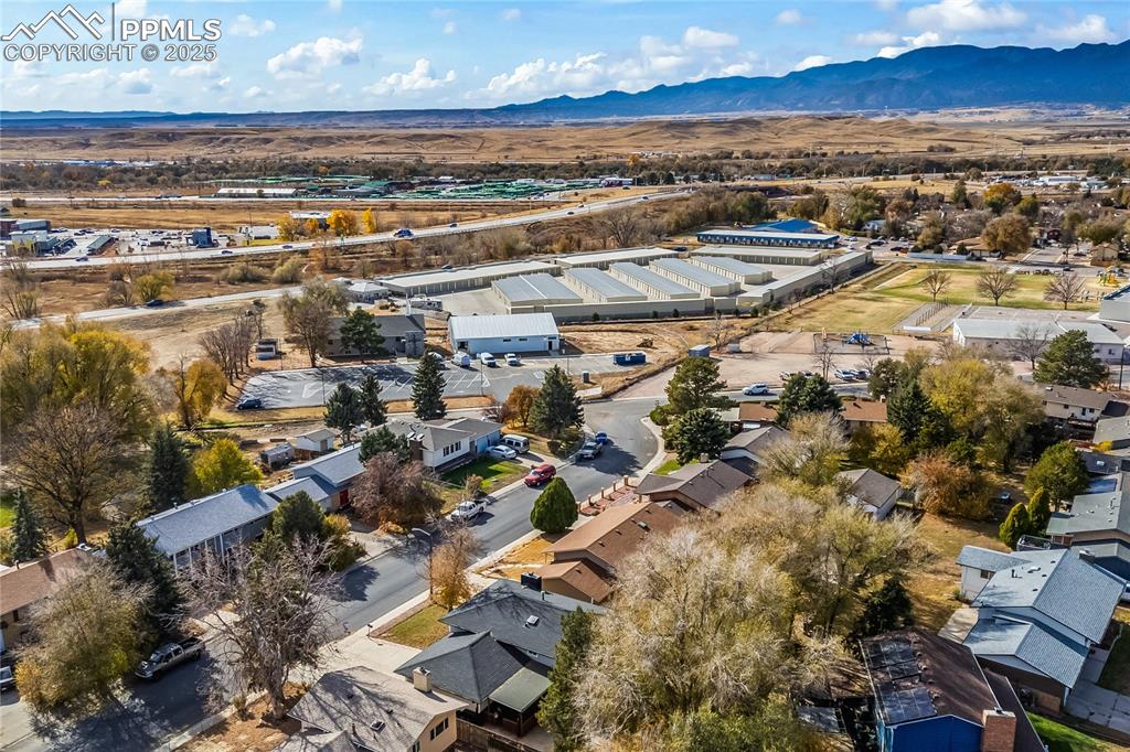 526 Griffith Way Colorado Springs, CO 80911 - Photo 43 of 46 an aerial view of residential building with parking space