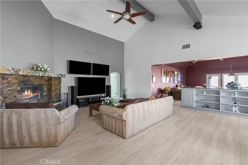 31800 Diamond View Lane Agua Dulce, CA 91390 - Photo 25 of 36 a living room with furniture and a flat screen tv