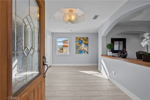 a view of a living room and window