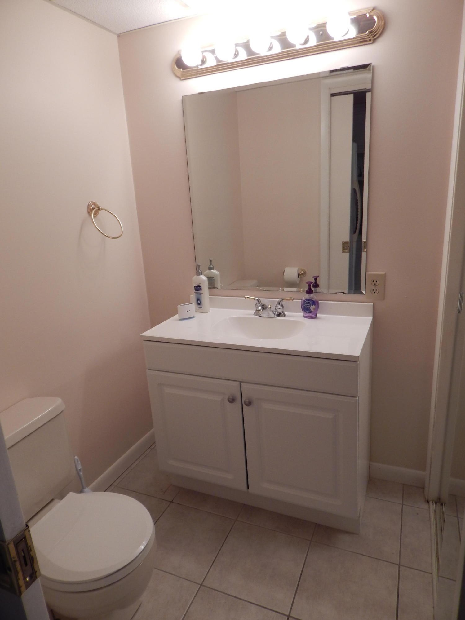 310 Houston Road Crossville, TN 38555 - Photo 34 of 40 a bathroom with a toilet a sink a mirror and vanity
