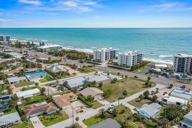 a view of city and ocean