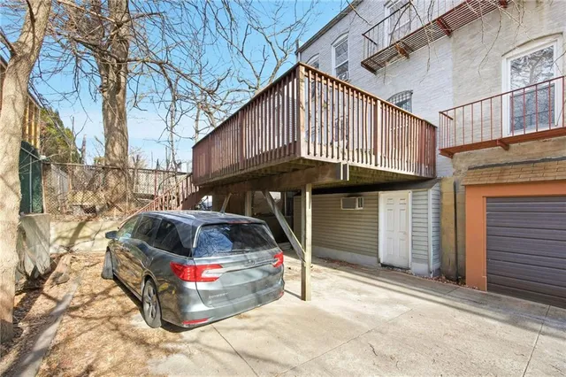 a view of a roof deck
