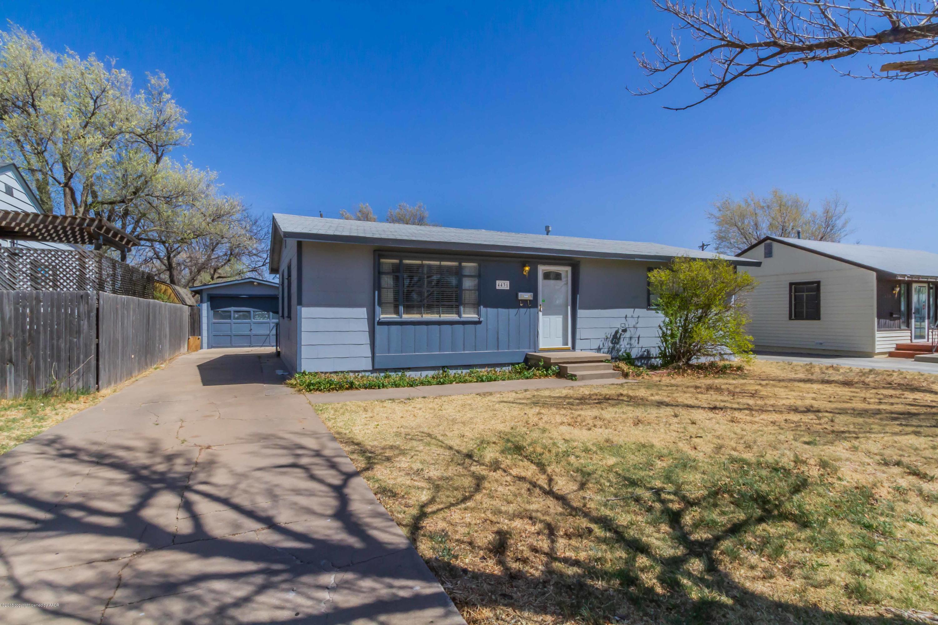 4431 Cline Road Amarillo, TX 79110 - Photo 1 of 33 FRONT VIEW 1