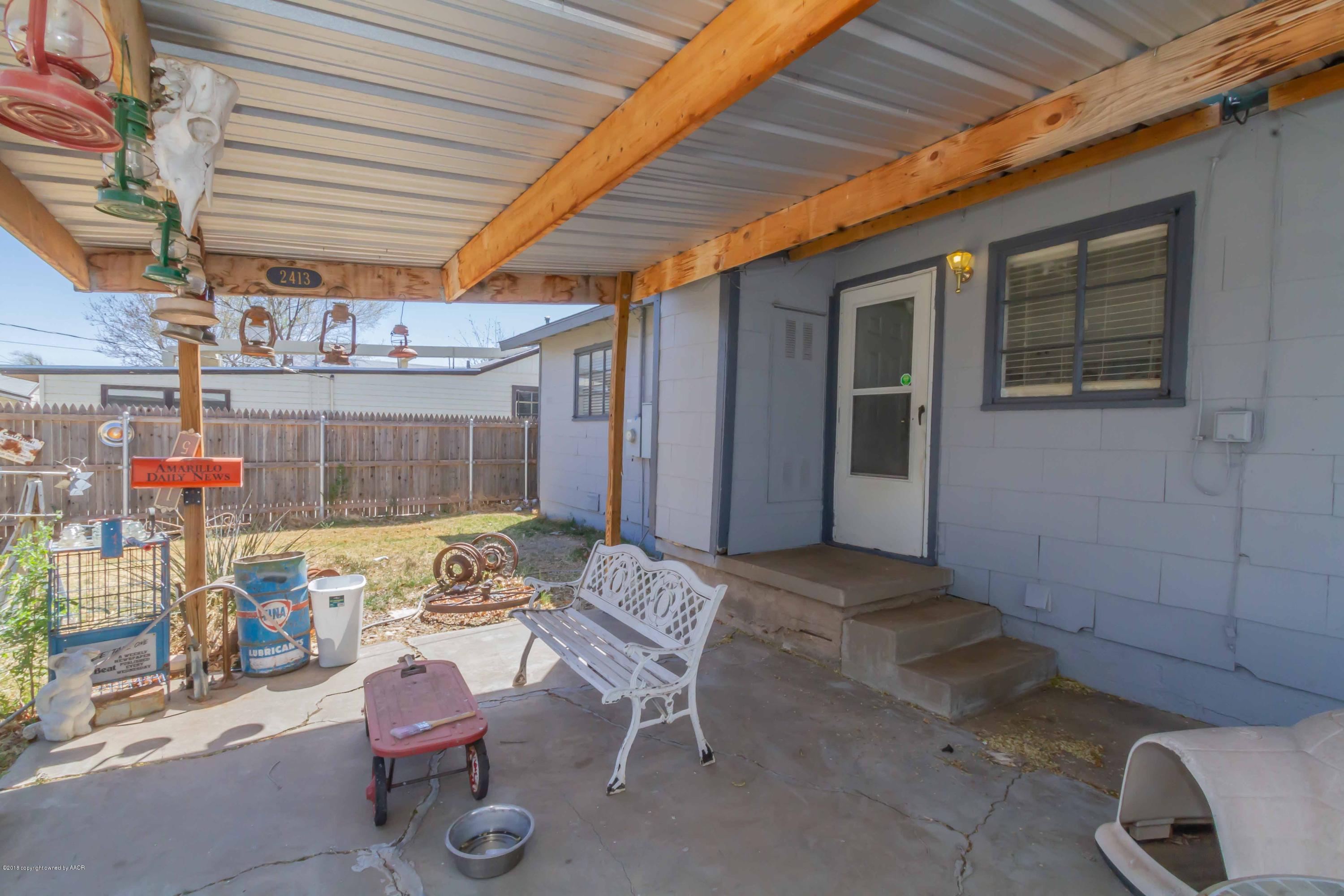 4431 Cline Road Amarillo, TX 79110 - Photo 31 of 33 PATIO VIEW 3