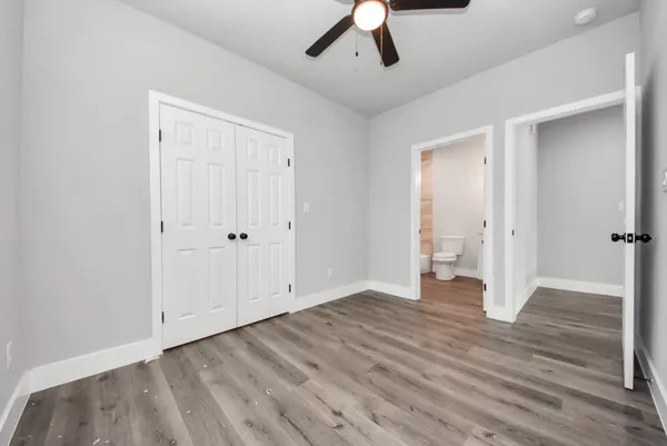 a view of a walk in closet