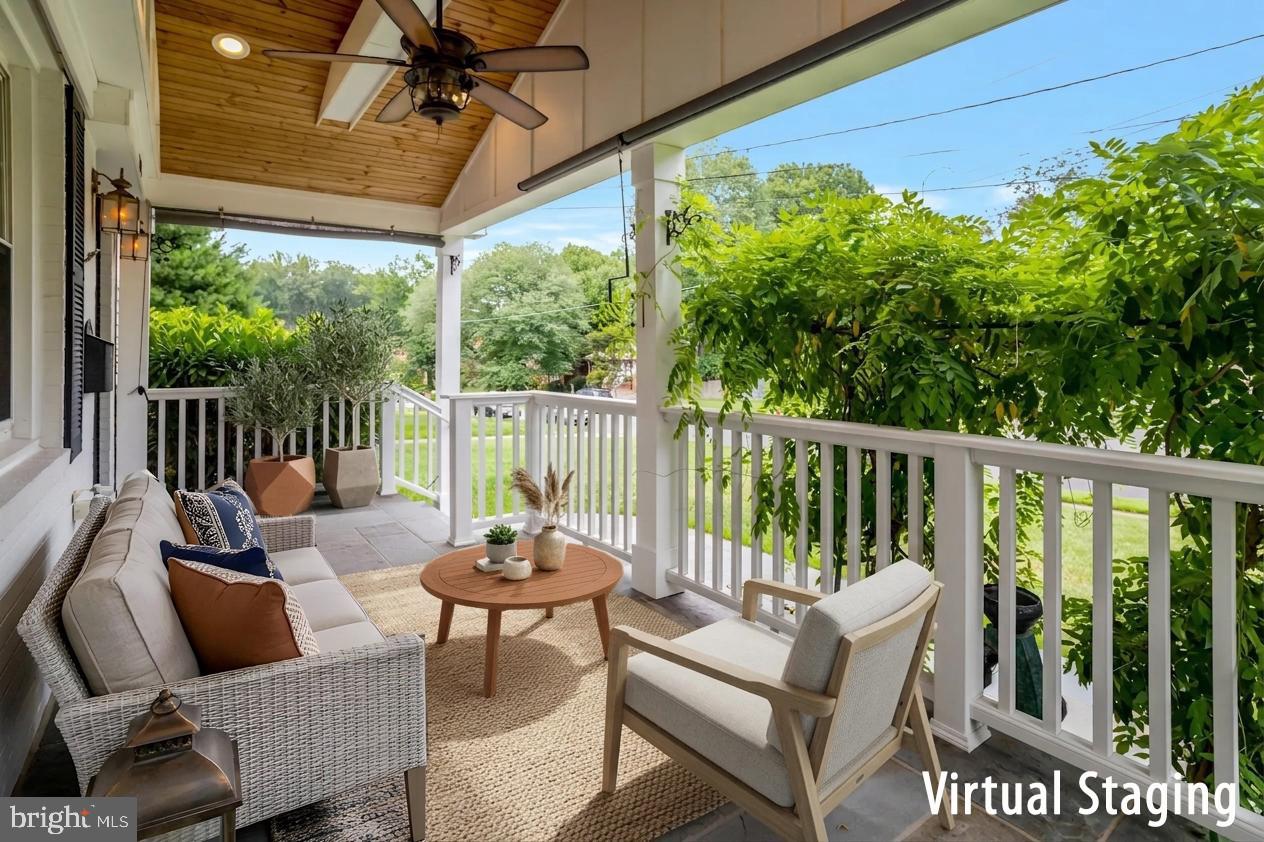 7623 Mendota Place Springfield, VA 22150 - Photo 5 of 68 LOVELY FRONT PORCH