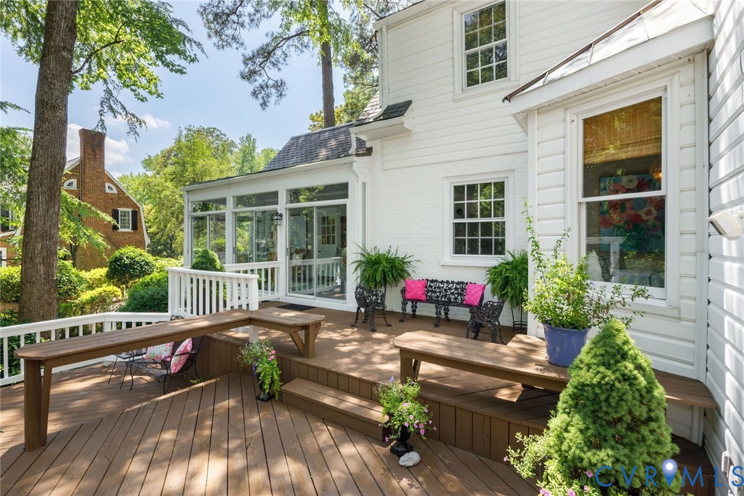 17 Bridgeway Road Richmond, VA 23226 - Photo 31 of 38 Picturesque, multi-tiered deck