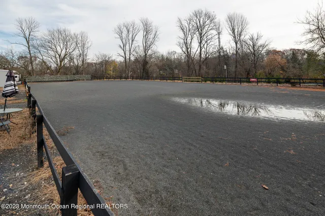 a view of a terrace with skyline