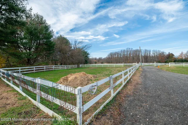 a view of a refrigerator in a kitchen