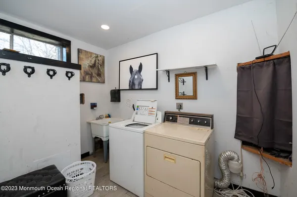 a room with storage and utility