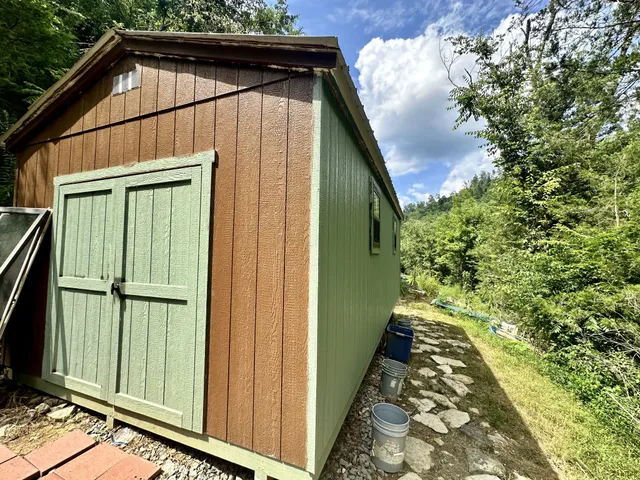 a room with gym equipment