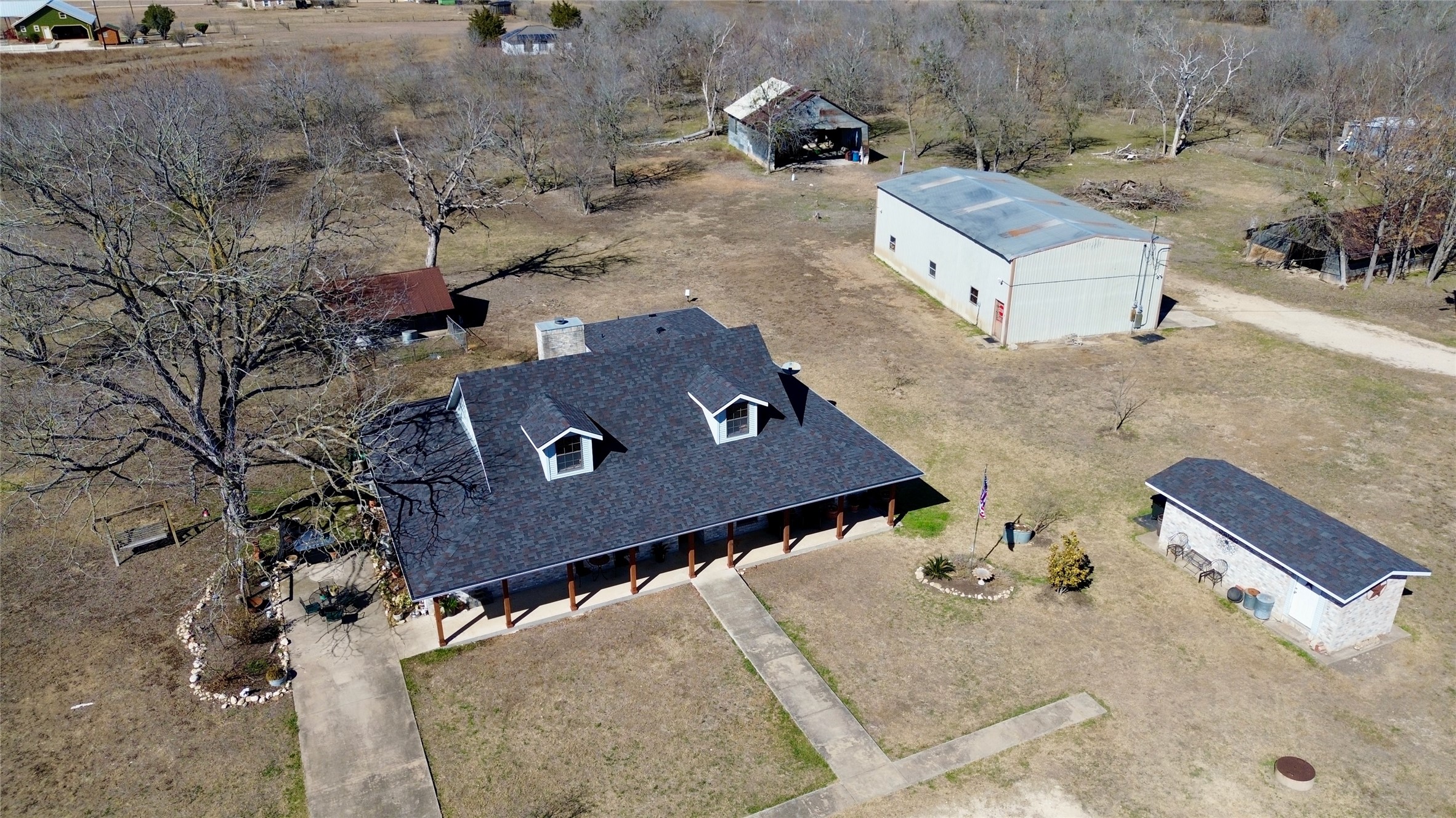 2352 Borchert Loop Lockhart, TX 78644 - Photo 27 of 39 an aerial view of a house with a yard