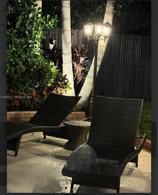 9941 Southwest 143rd Street Miami, FL 33176 - Photo 44 of 48 Landscaped lights as well as patio standing maps on 2 corners for added nighttime lighting.