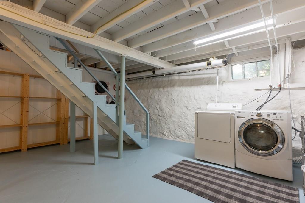 30 Homestead Road Marblehead, MA 01945 - Photo 29 of 35 a utility room with dryer and washer
