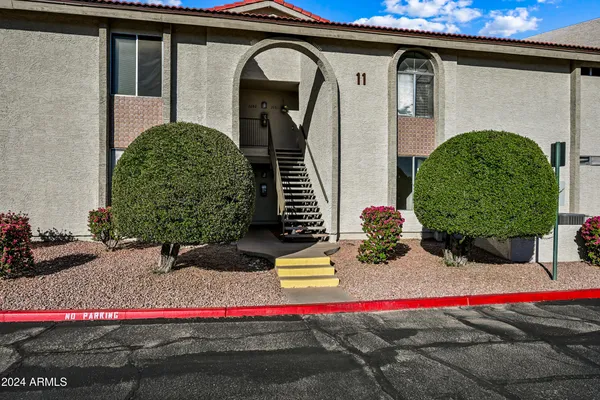 a view of front door of house