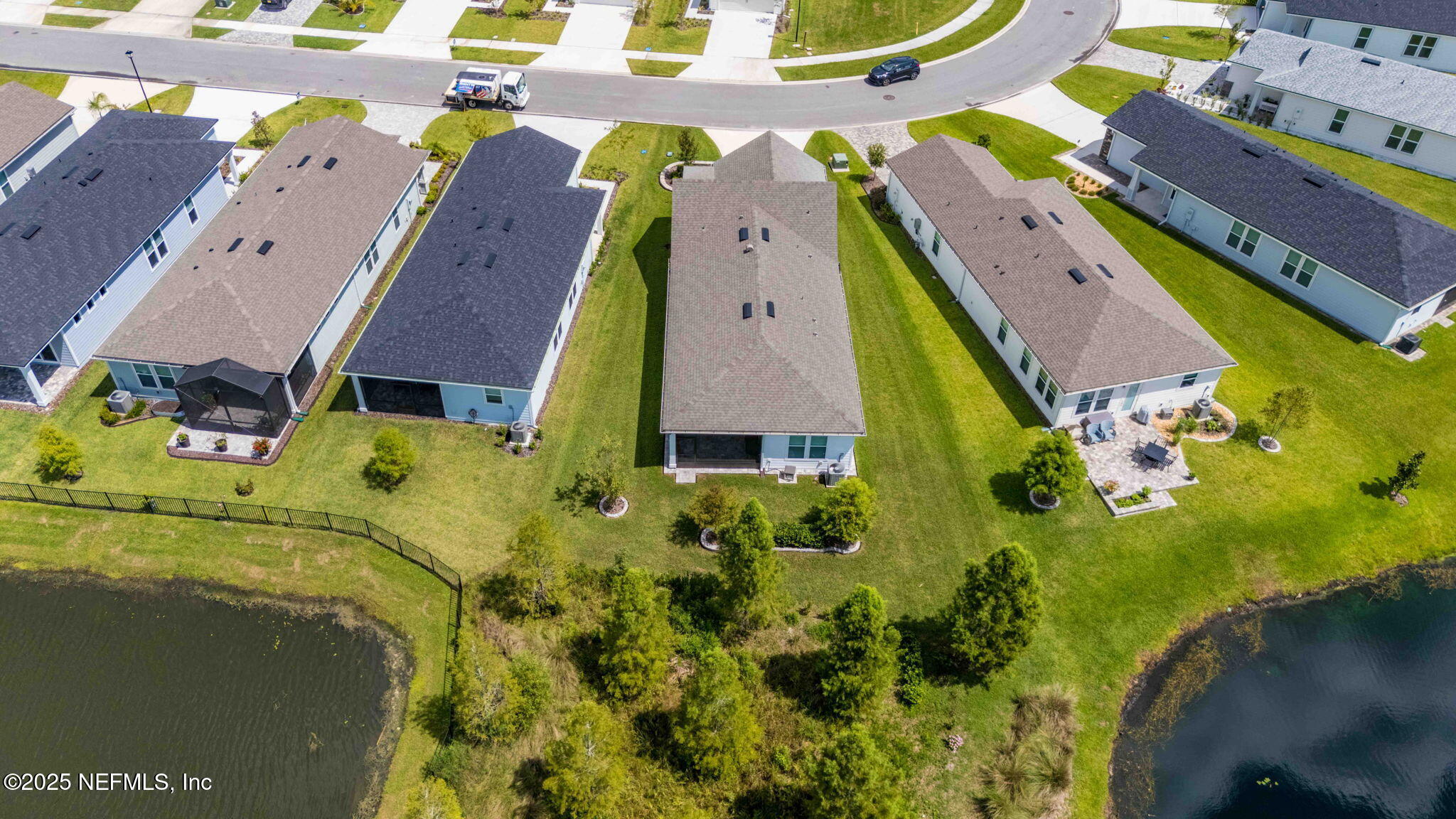217 Fairlake Cir Street St. Augustine, FL 32092 - Photo 42 of 47 an aerial view of a house with a swimming pool