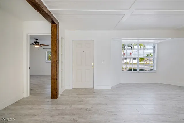 wooden floor in an empty room