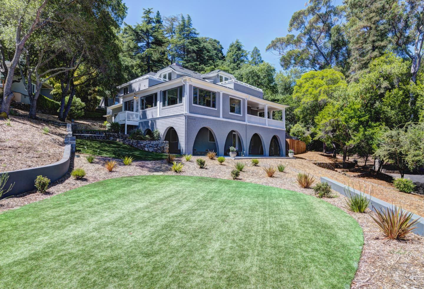 17915 Foster Road Los Gatos, CA 95030 - Photo 2 of 30 a front view of house with yard and trees in the background