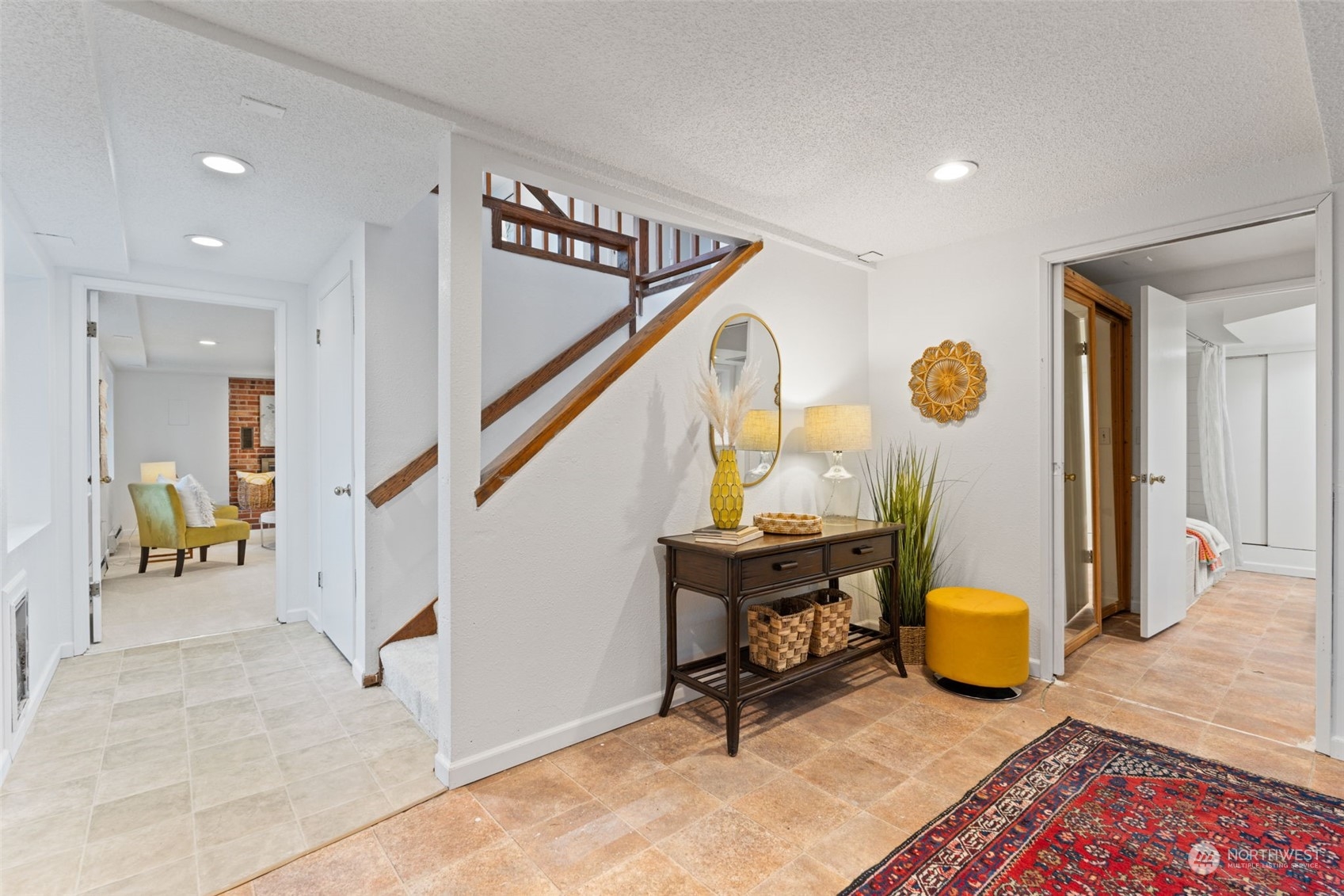 913 Powell Street Steilacoom, WA 98388 - Photo 27 of 40 a view of entryway with livingroom and furniture
