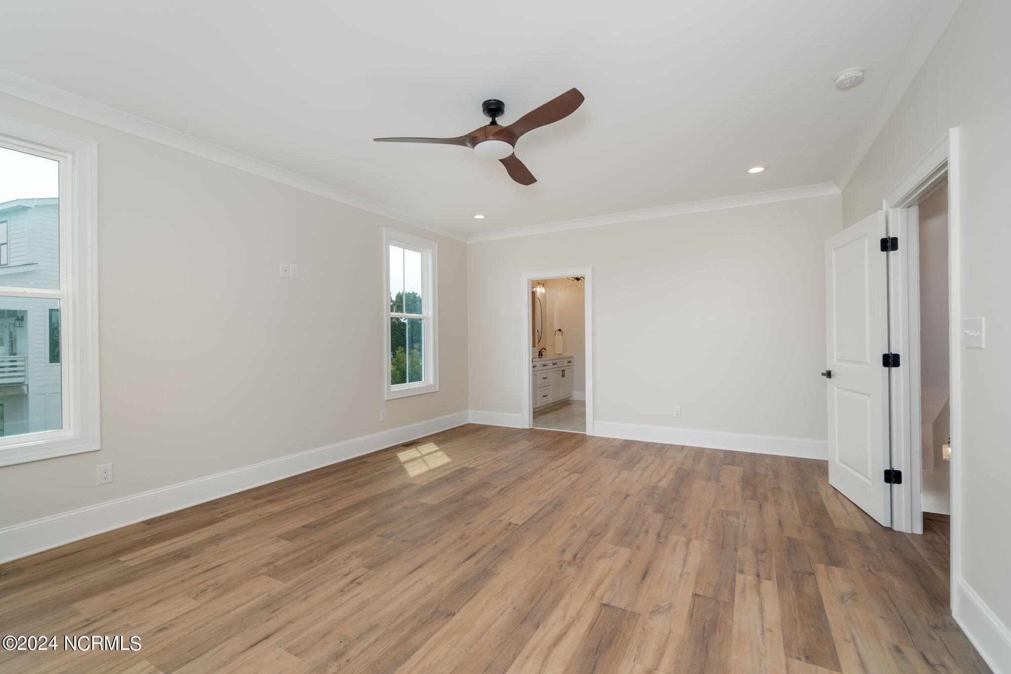 1500 Olde Farm Road Morehead City, NC 28557 - Photo 18 of 47 Primary bedroom suite w/ water views