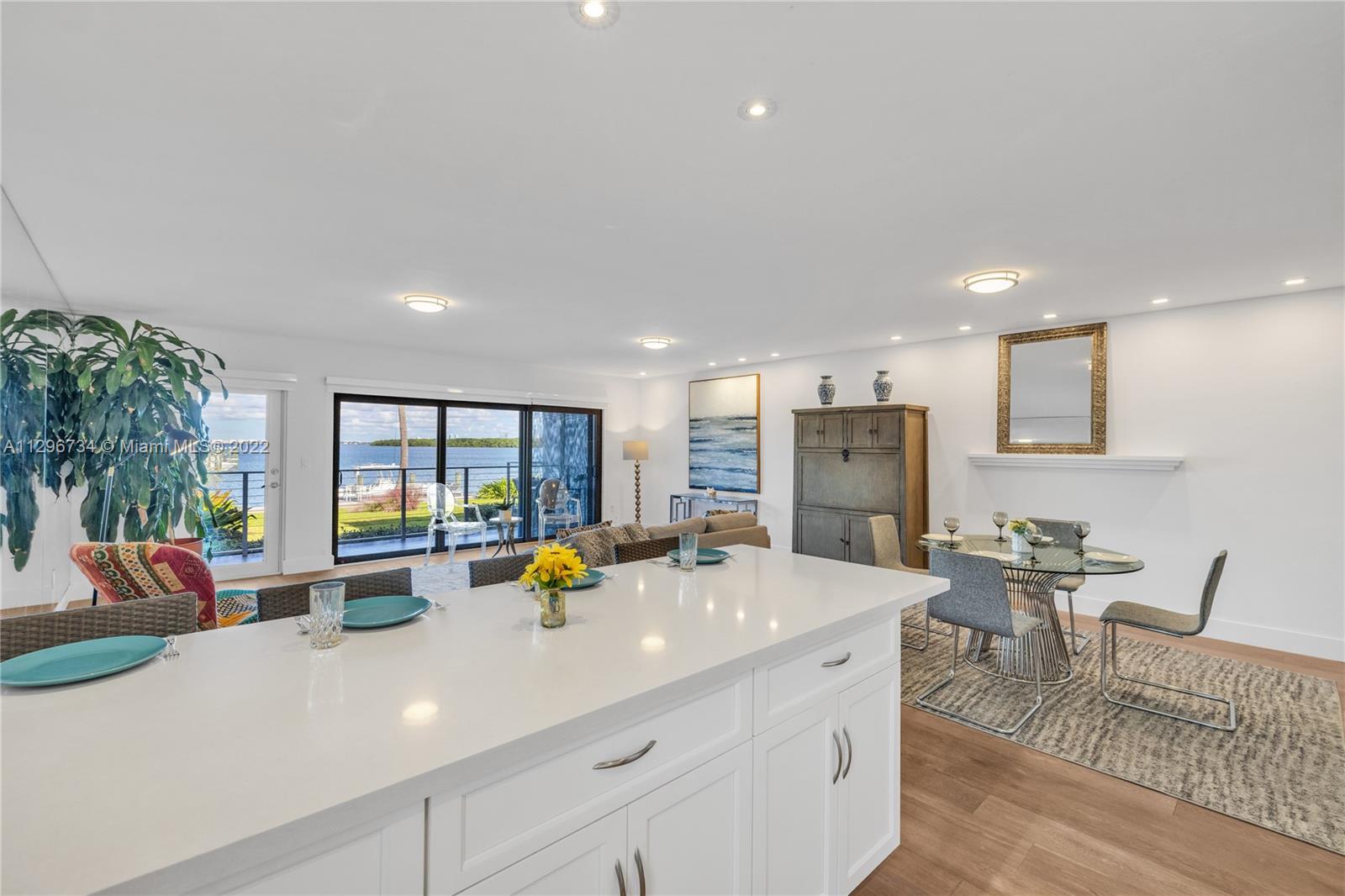 166 Harbor Drive, Unit 1A Key Biscayne, FL 33149 - Photo 20 of 86 a kitchen with a sink and counter top space