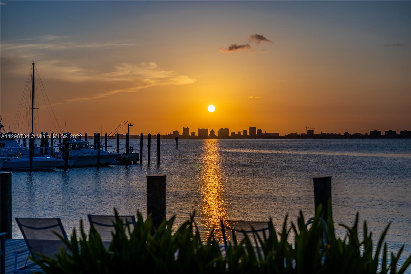 166 Harbor Drive, Unit 1A Key Biscayne, FL 33149 - Photo 39 of 86 a view of a lake with a outdoor space