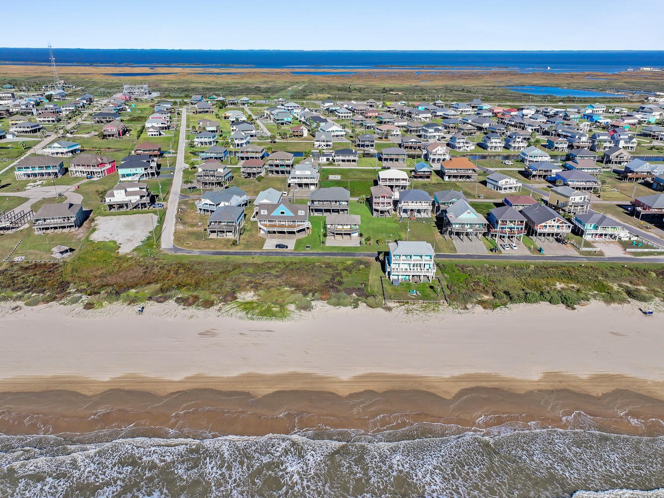 2577 Holiday Crystal Beach, TX 77650 - Photo 22 of 36 a view of a city with mountains in the background