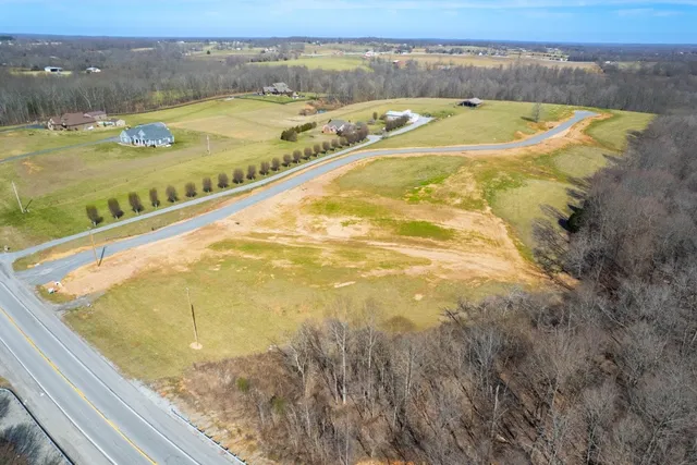a view of a swimming pool with an ocean view