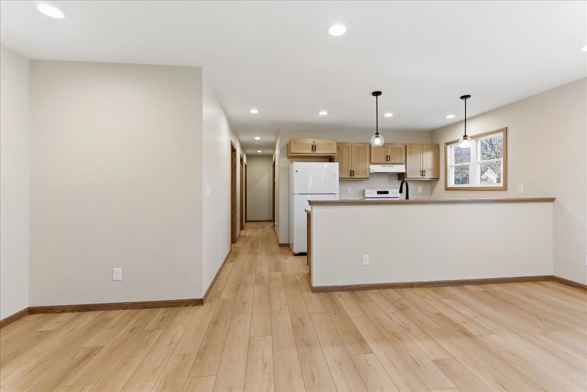 313 East Martin Street Forrest, IL 61741 - Photo 29 of 50 a view of a kitchen with wooden floor