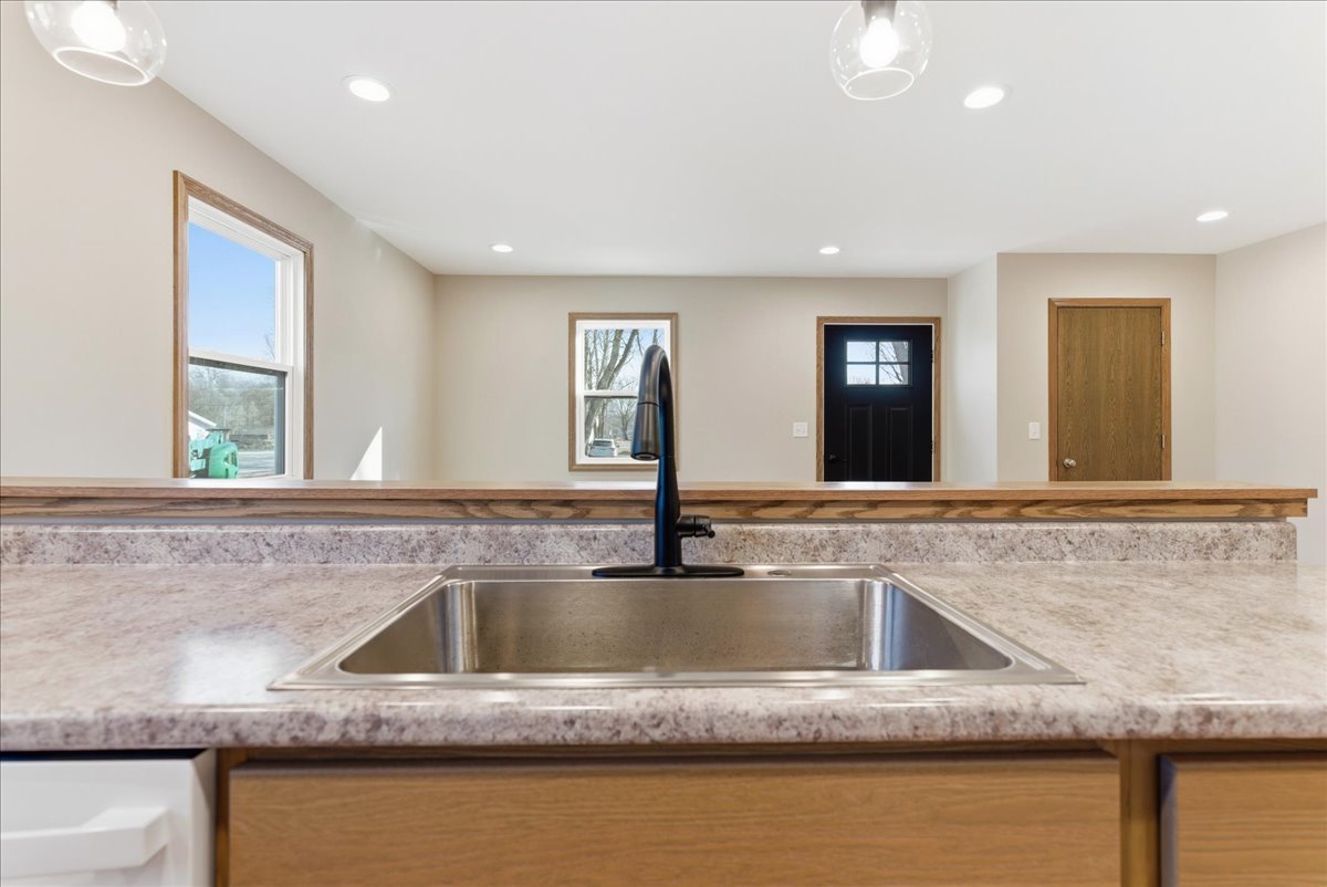 313 East Martin Street Forrest, IL 61741 - Photo 34 of 50 a kitchen with a sink and a window