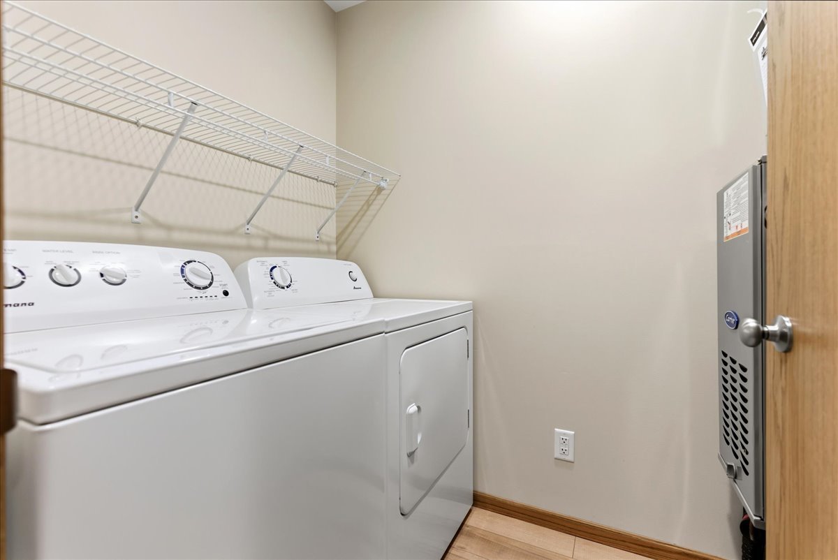 313 East Martin Street Forrest, IL 61741 - Photo 40 of 50 a utility room with dryer and washer