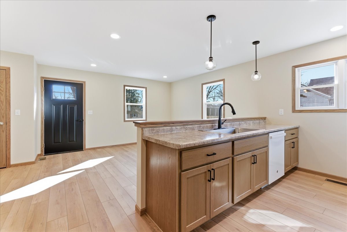 313 East Martin Street Forrest, IL 61741 - Photo 10 of 50 a kitchen with sink and cabinets