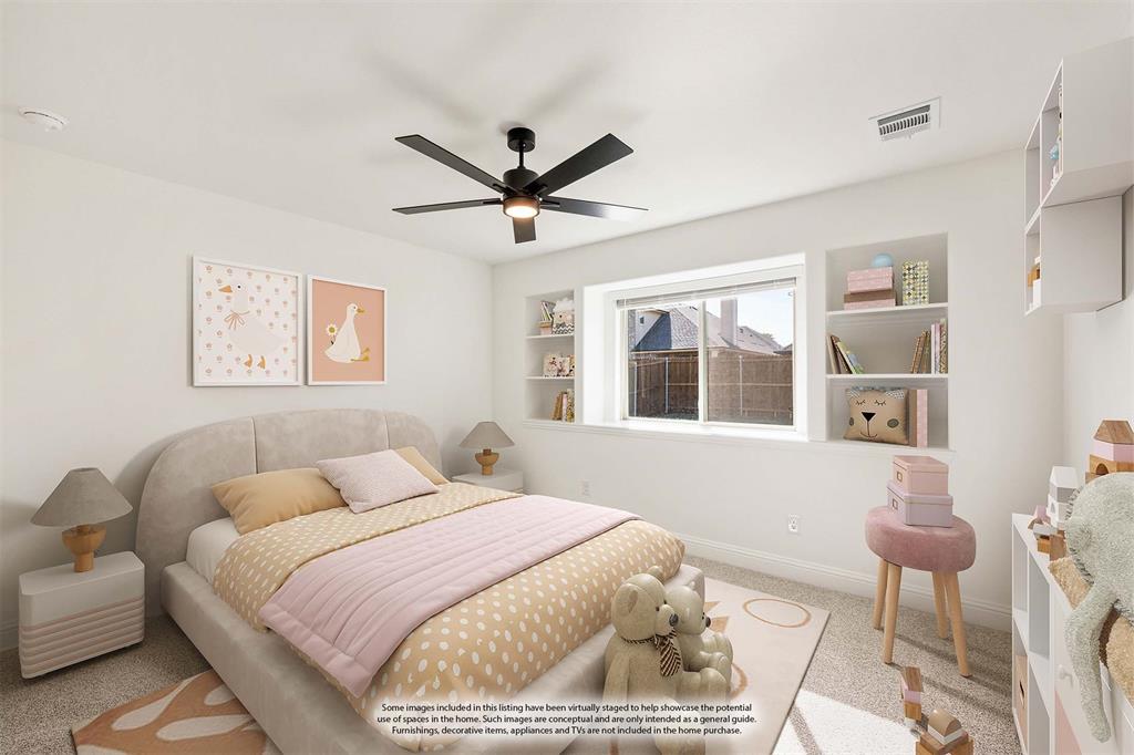 2009 Ambergate Drive Anna, TX 75409 - Photo 25 of 36 a bedroom with a large bed and a window