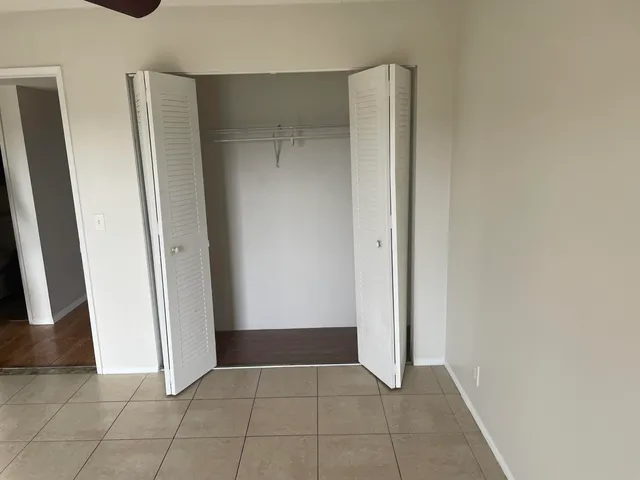 a view of closet area